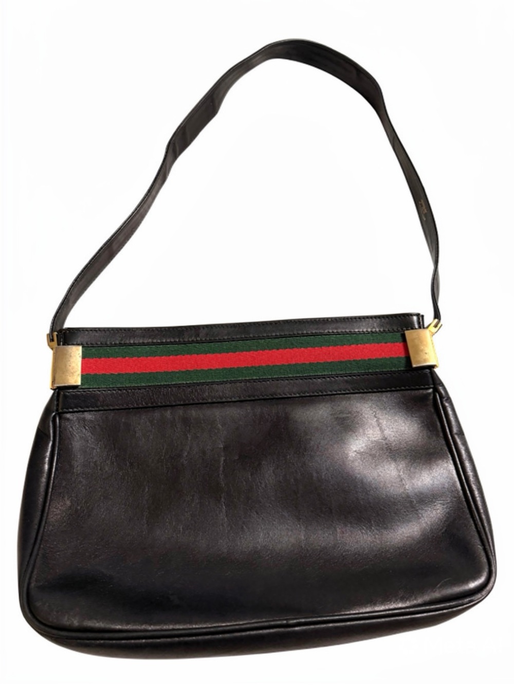 Vintage Gucci Web Stripe Shoulder Bag